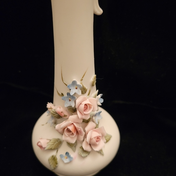 Lefton Vintage China Pitcher Vase. Made in Japan. - Picture 2 of 8